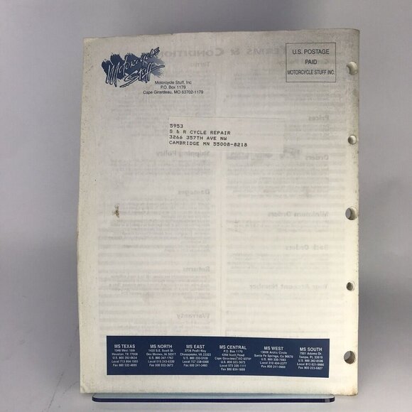 Vintage Motorcycle Stuff Parts Catalog 1998 Volume 1 - Picture 3 of 6